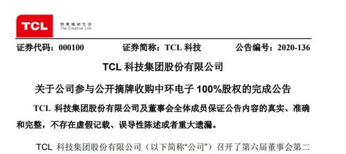 125億元收購塵埃落定，TCL科技完成對中環集團100%股權及技術交付